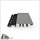dekofront 95 Aluminium-Rhombus-Fassadenprofil Achatgrau genarbt 3000x95x17mm