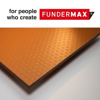 Fundermax Max Compact Exterior Podio NH-Hexa Oberfläche