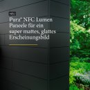 Pura® NFC by Trespa Profilschalungspaneele PUL9000 Metropolis Black Fassade
