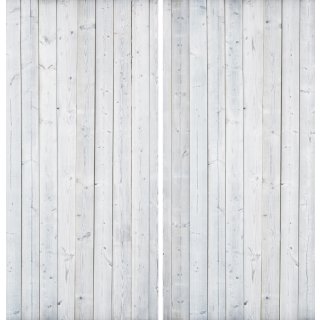 EASYWALL Dekorative Aluminium-Verbundplatten Holz Weiss Set 3mm