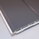 dekotop Verkleidungsprofil 200-V1 Weiß genarbt mit V-Fuge 3000x200x17mm
