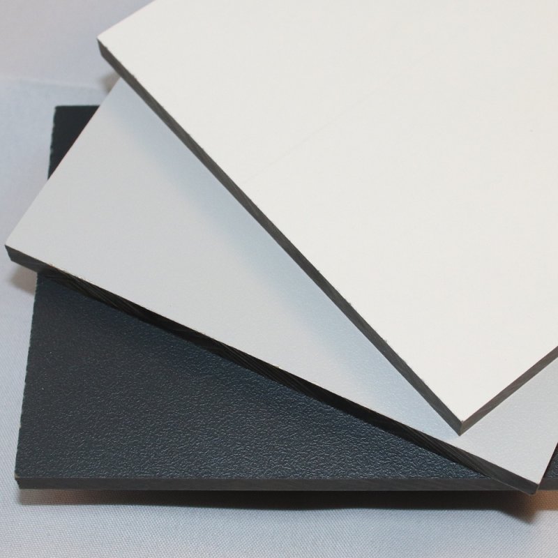 20 Platten HPL weiß hellgrau anthrazit 3050 x 1300 x 6 mm 