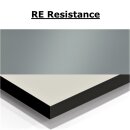 FUNDERMAX® Max Compact RE Resistance² schwarzer Kern 0741 Birkengrau